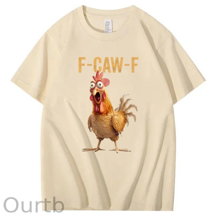 F-Caw-F Chicken 100% Cotton T-Shirt