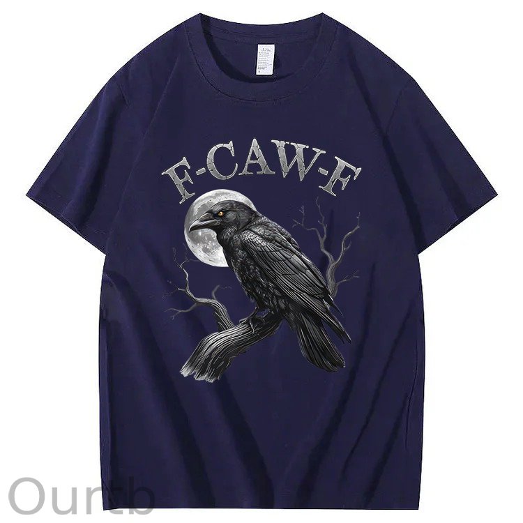 F-Caw-F Crow 100% Cotton T-Shirt
