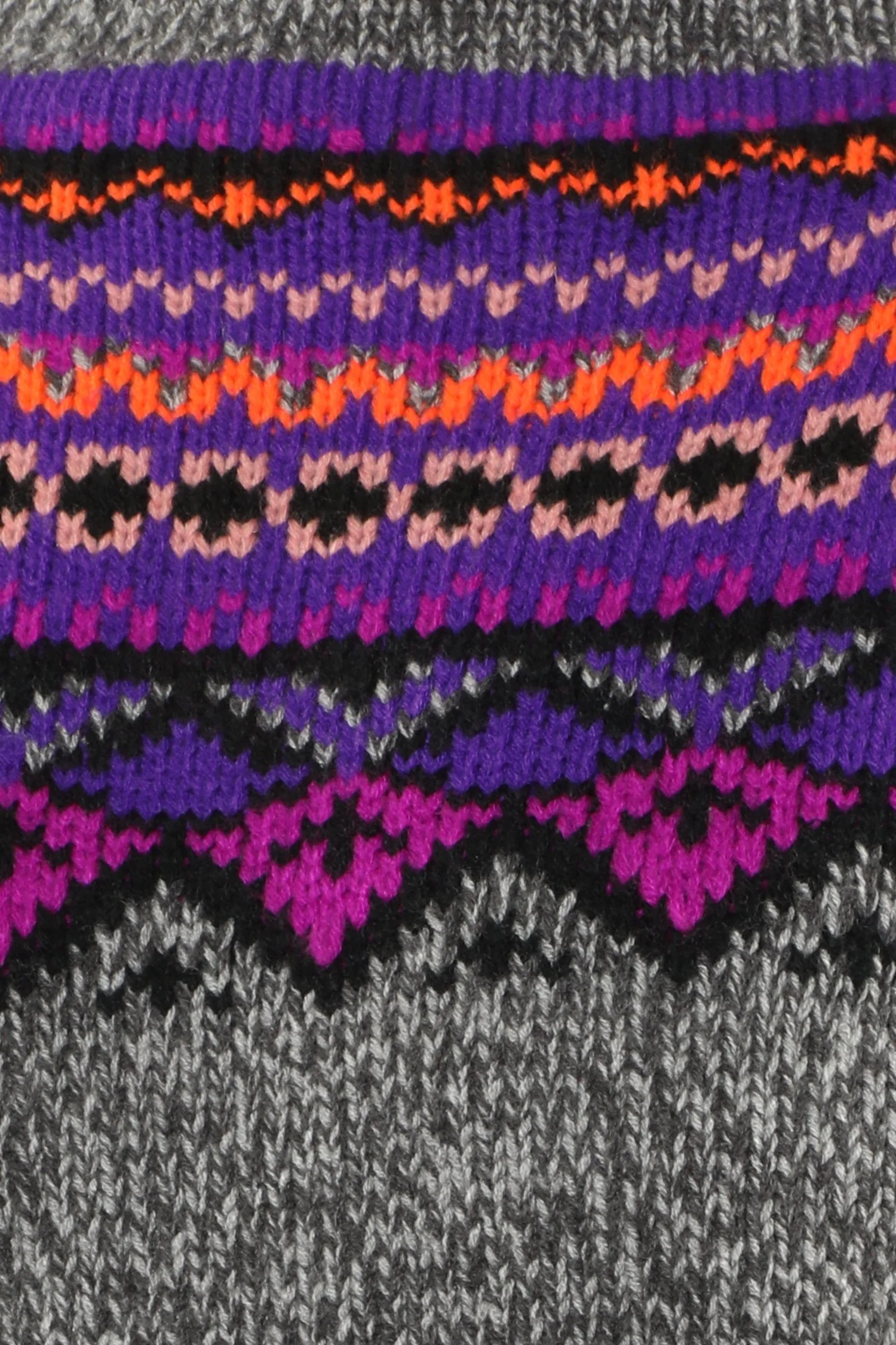 Fair Isle Sweater - Magenta