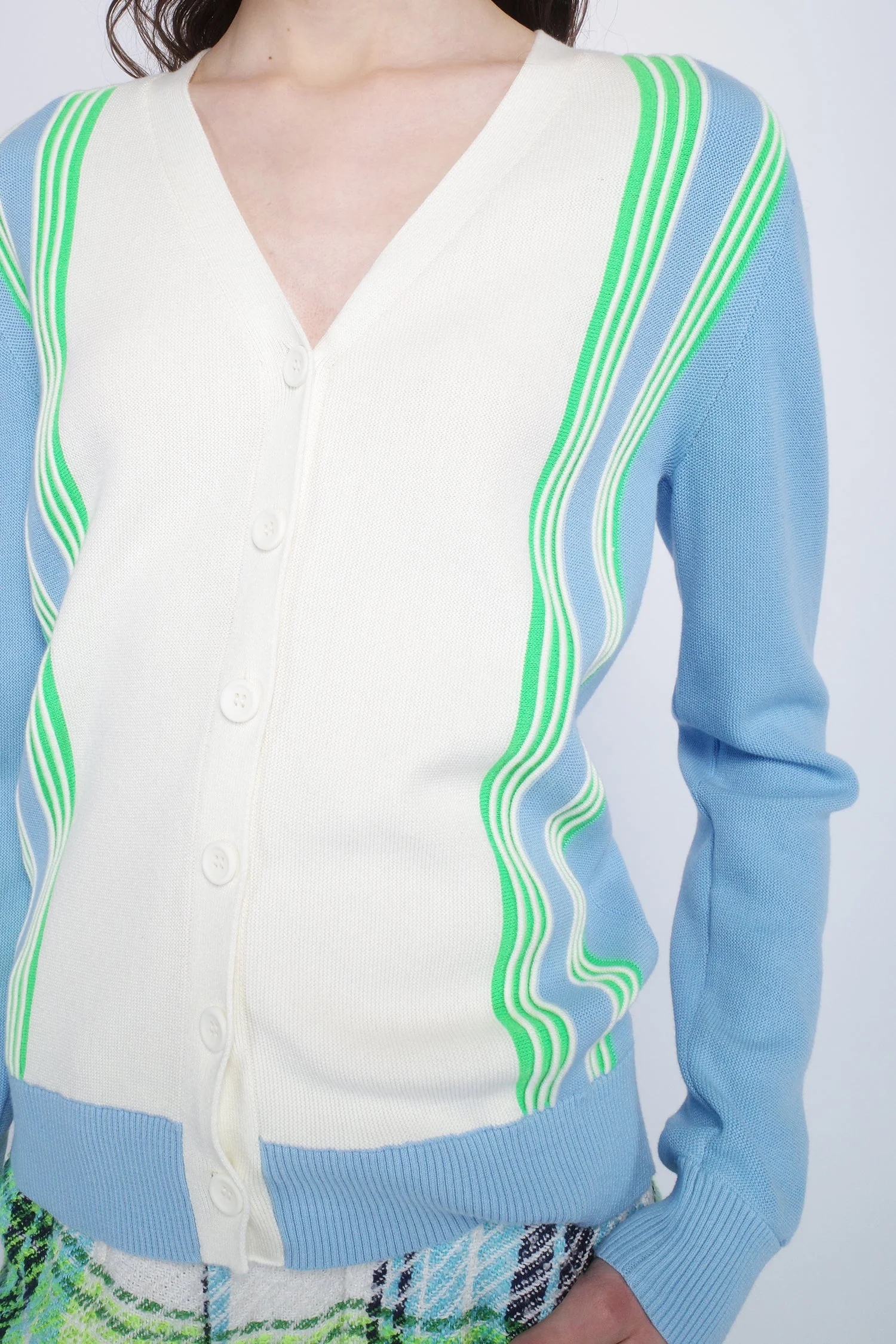 Amalfi Knit Cardigan-Baby Blue