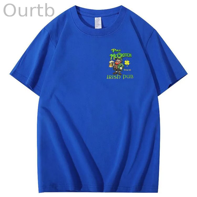 St.Patrick's Day Print Pattern Crew Neck T-Shirt