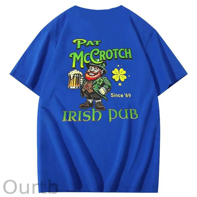 St.Patrick's Day Print Pattern Crew Neck T-Shirt