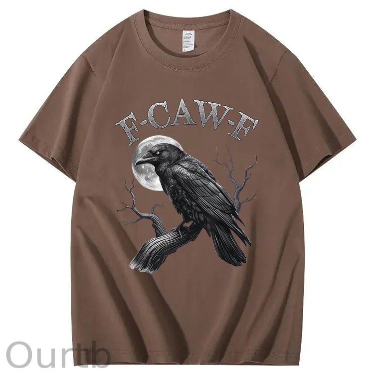 F-Caw-F Crow 100% Cotton T-Shirt