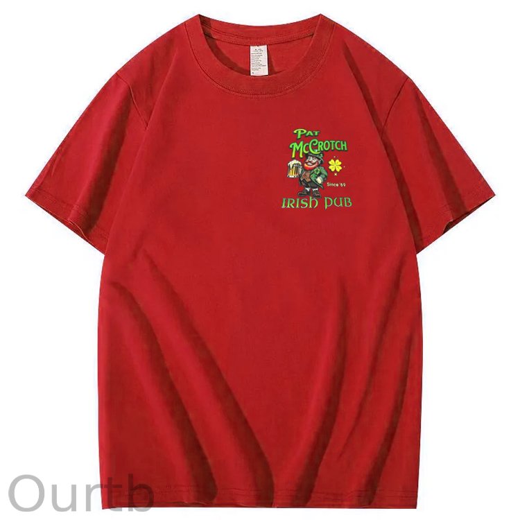 St.Patrick's Day Print Pattern Crew Neck T-Shirt