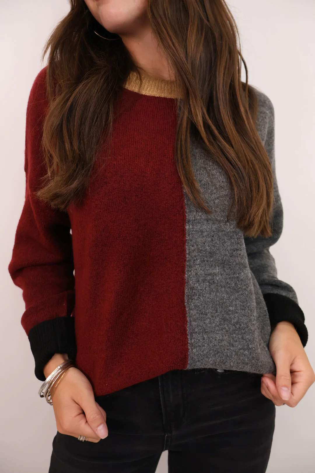Colorblock Fall Sweater