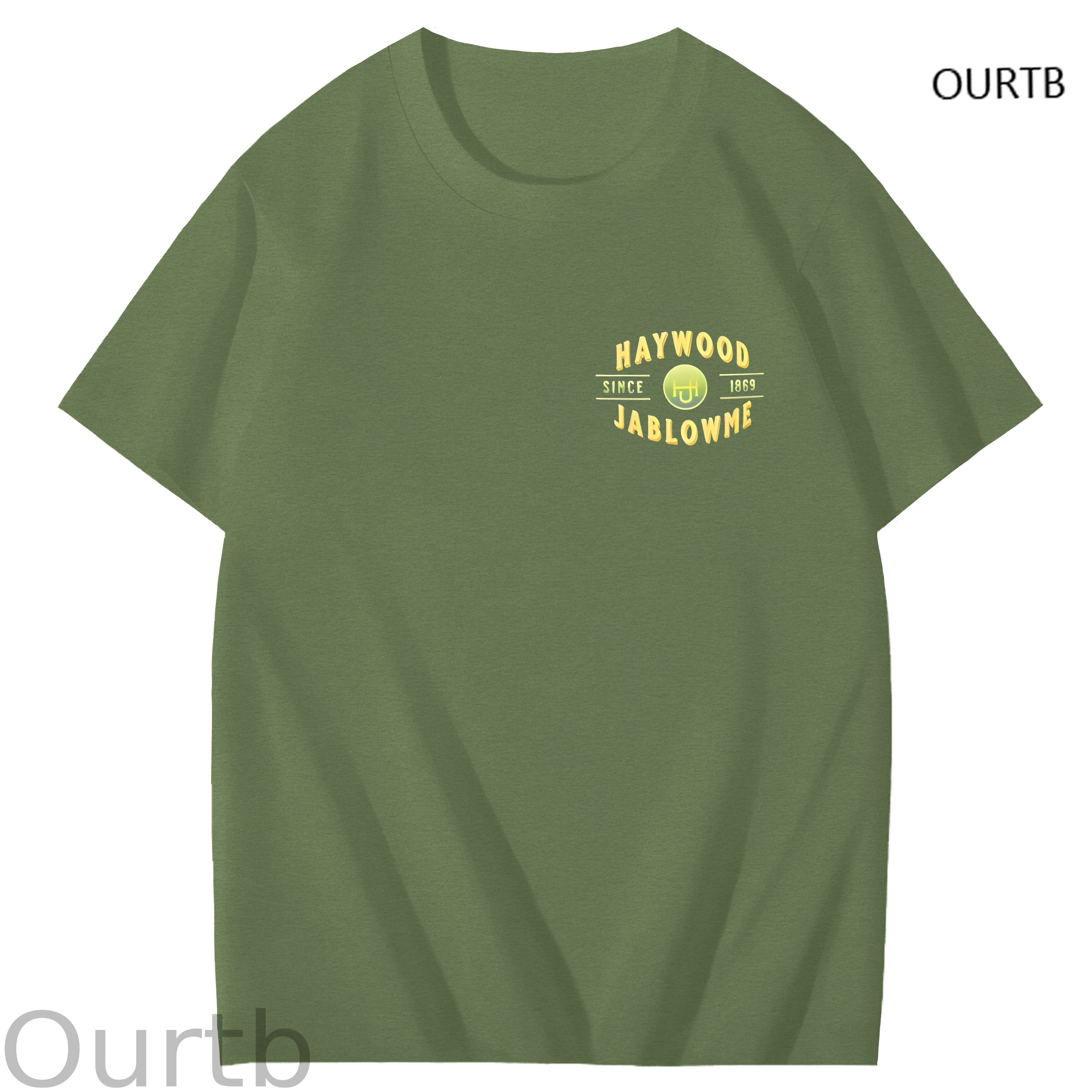 Haywood Since 1869 Jablowme Timber Co Art Pattern Print T-Shirt