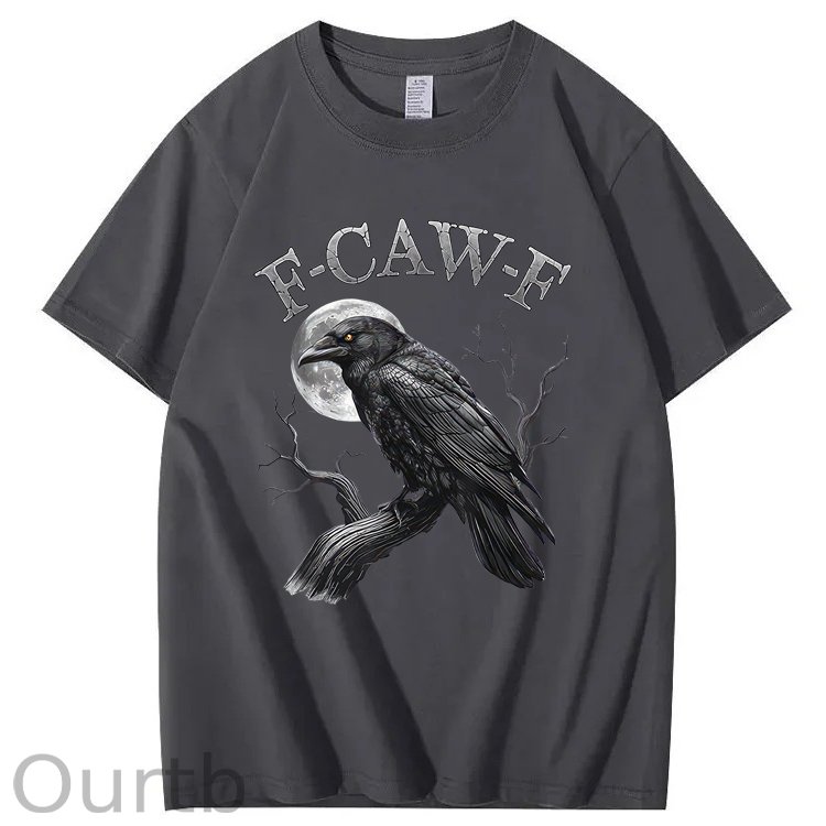 F-Caw-F Crow 100% Cotton T-Shirt