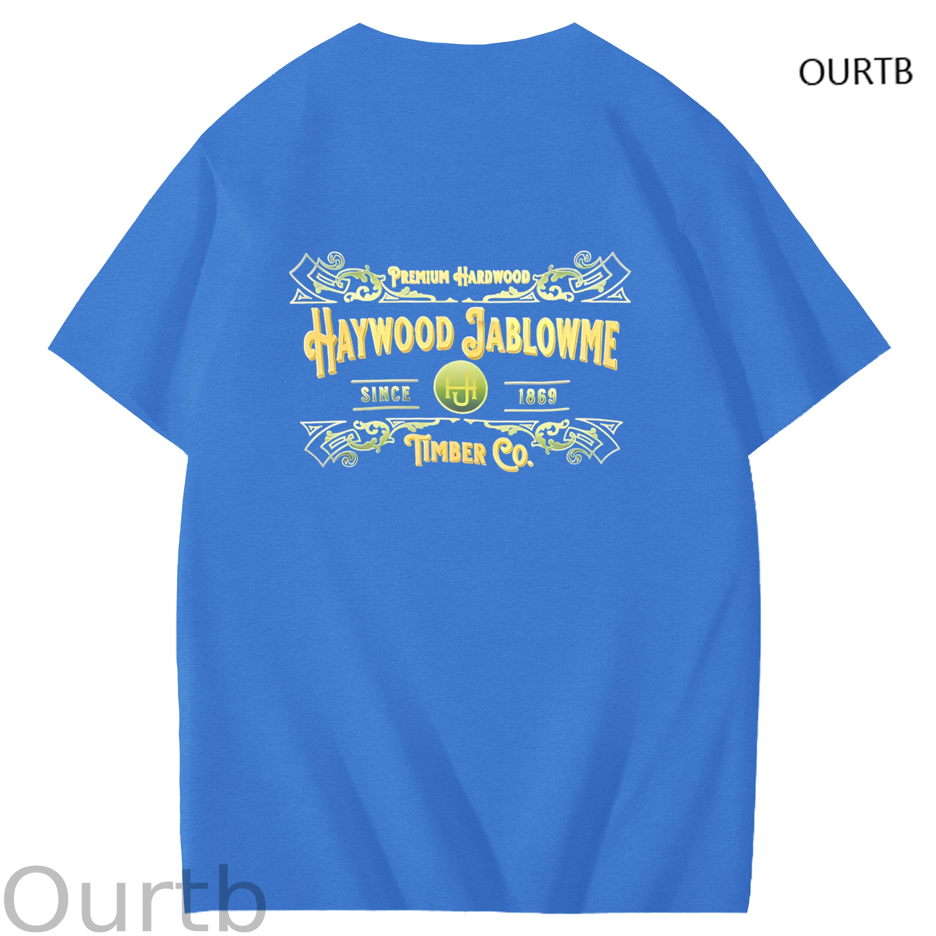 Haywood Since 1869 Jablowme Timber Co Art Pattern Print T-Shirt