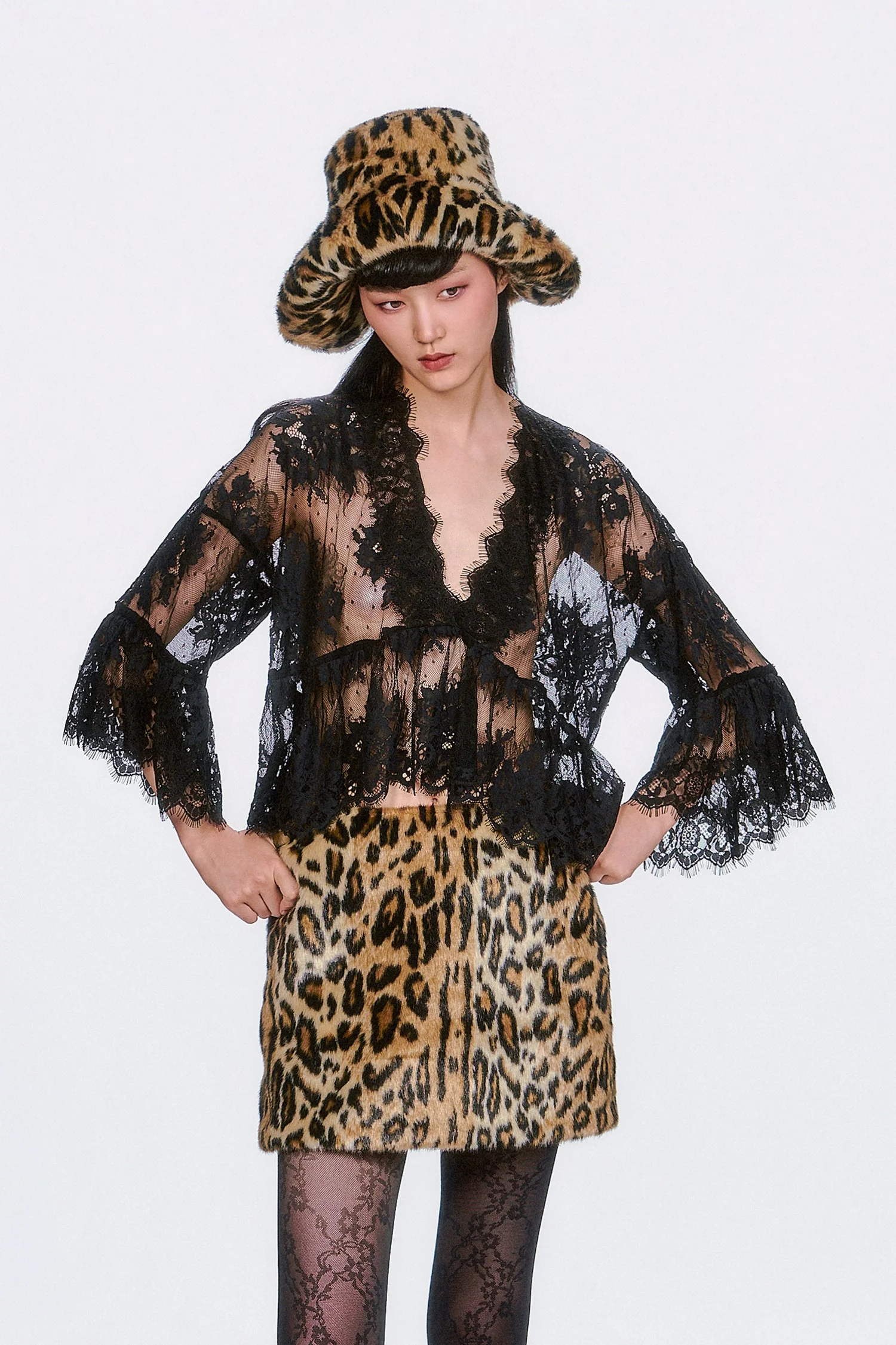 Victorian Lace V Neck Top