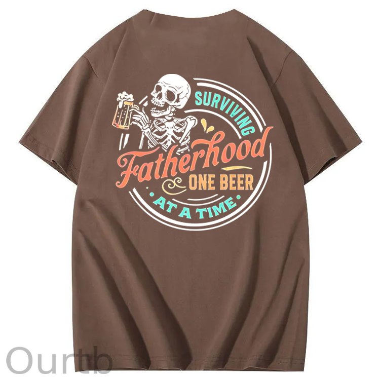 Surviving Fatherhood One Beer At A Time T-Shirt