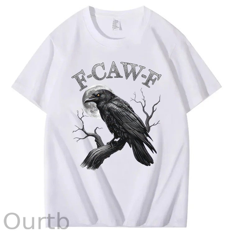 F-Caw-F Crow 100% Cotton T-Shirt