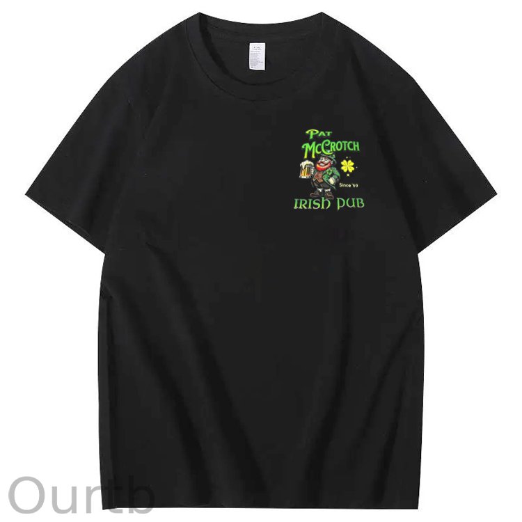 St.Patrick's Day Print Pattern Crew Neck T-Shirt
