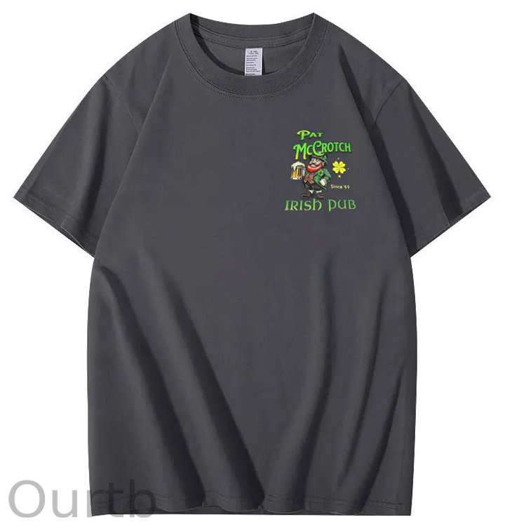 St.Patrick's Day Print Pattern Crew Neck T-Shirt