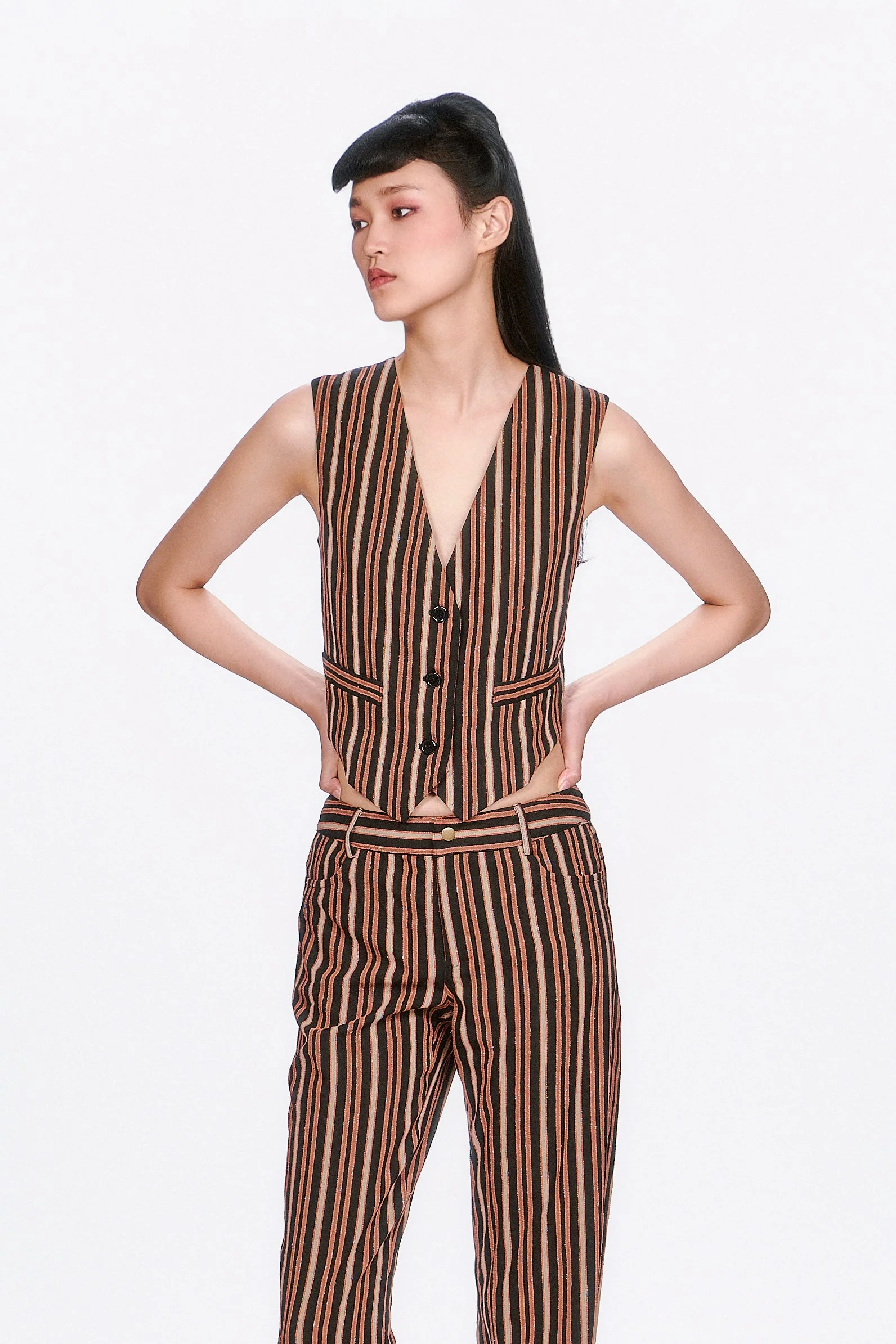 Pinstripe Vest