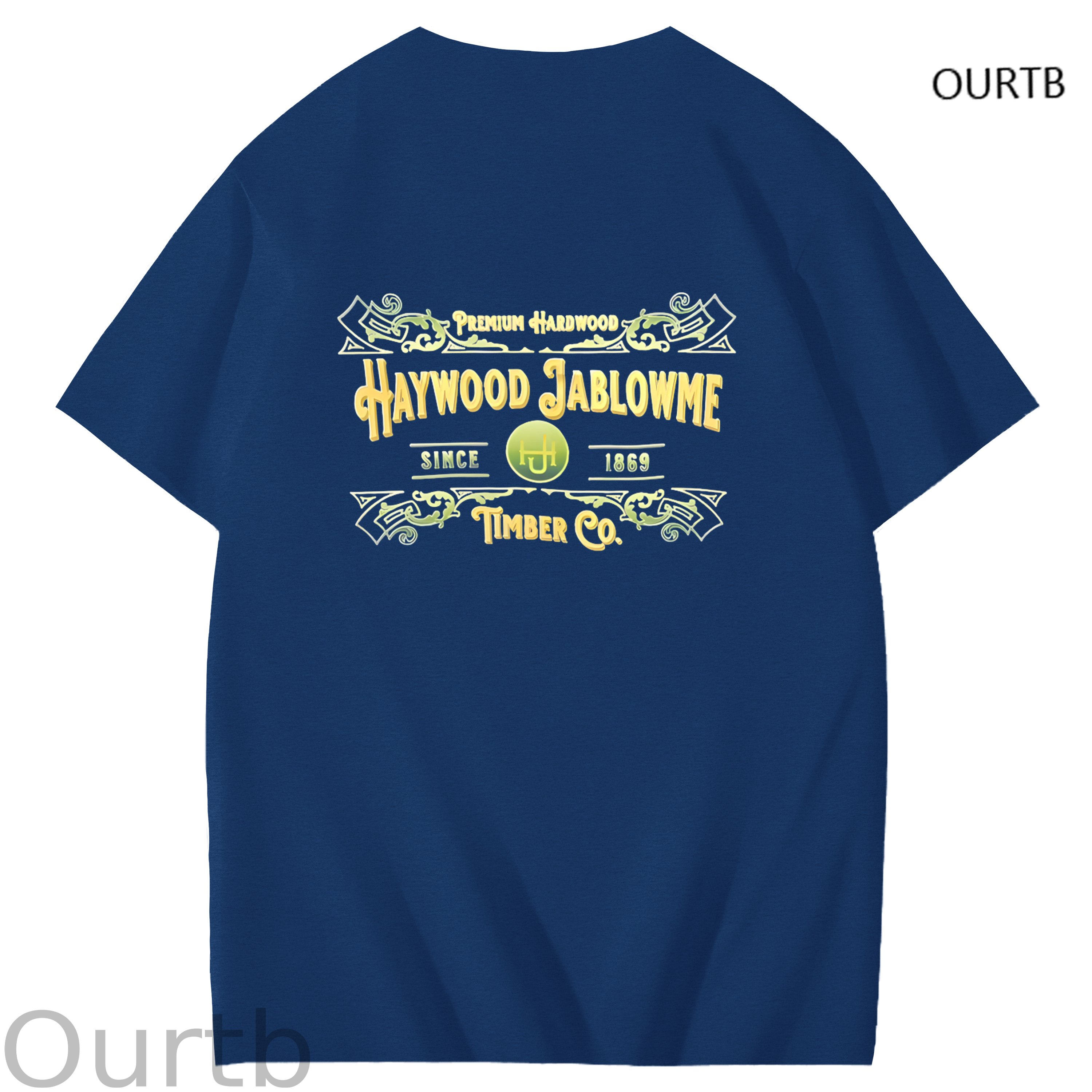 Haywood Since 1869 Jablowme Timber Co Art Pattern Print T-Shirt