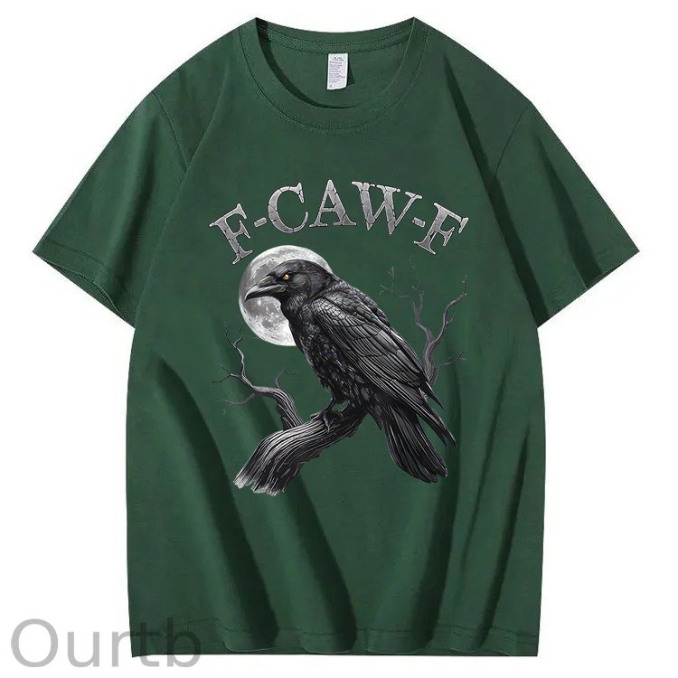 F-Caw-F Crow 100% Cotton T-Shirt