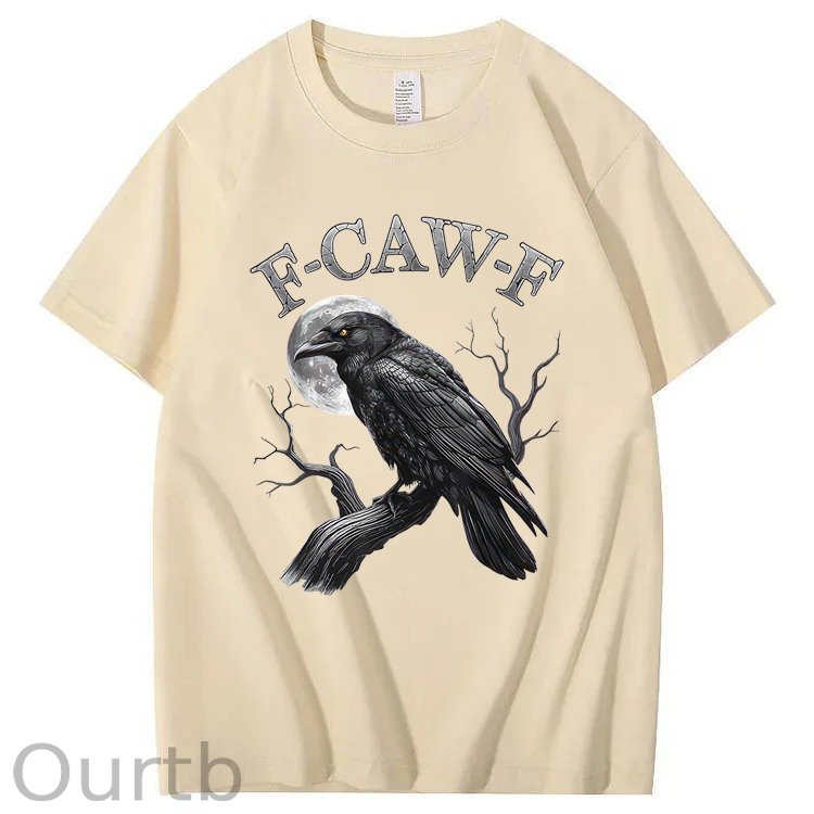 F-Caw-F Crow 100% Cotton T-Shirt