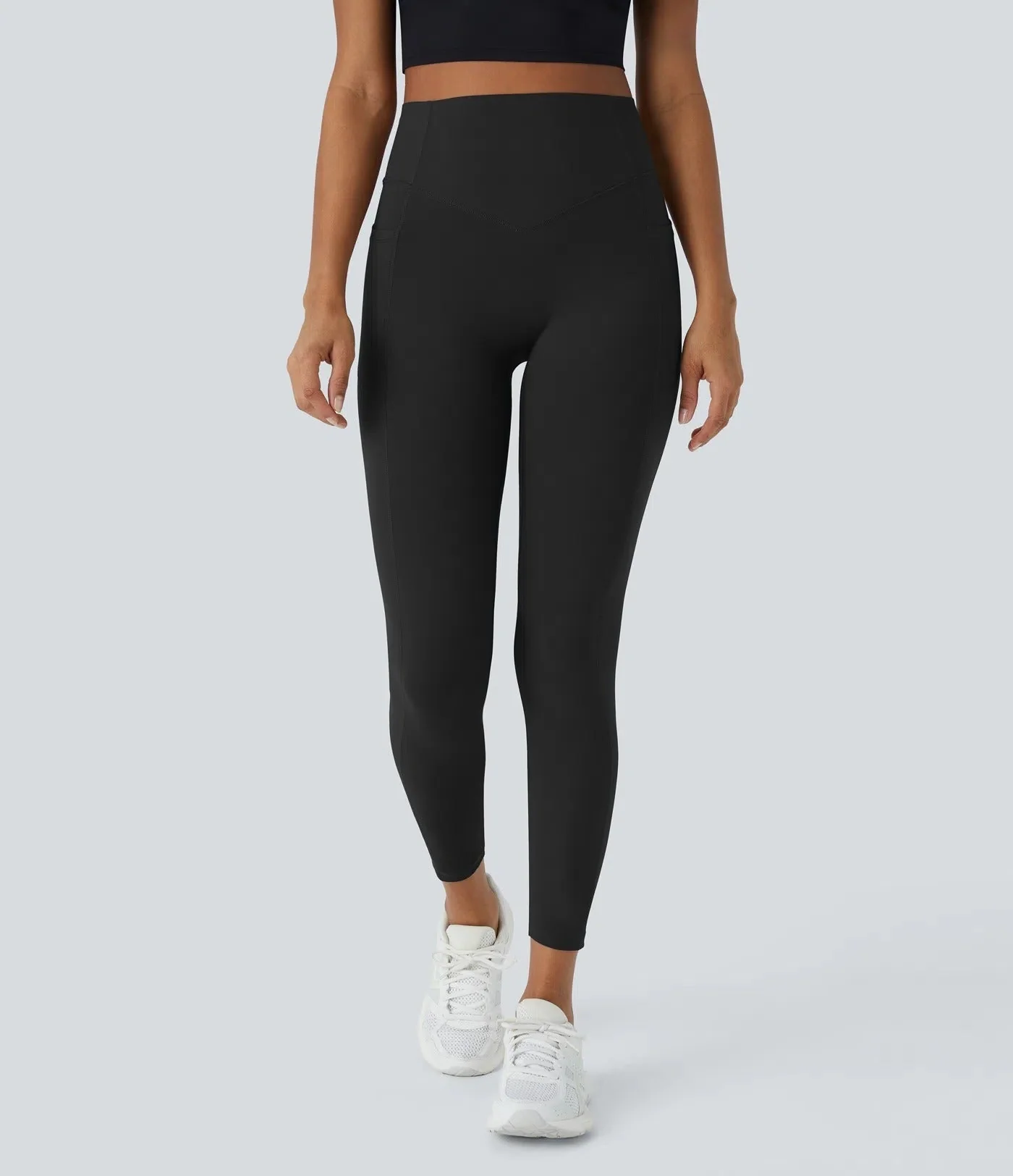 GlowLift Sculpted Leggings – Elegant Fit with Peach Effect