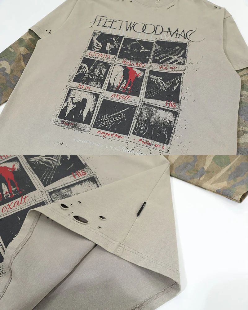 Faux-Layered Rock Tee