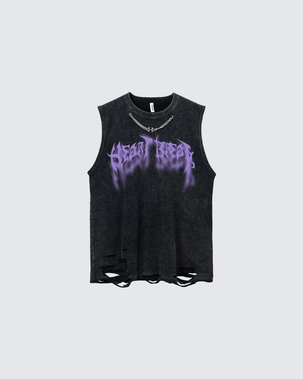 Vintage Faded Printed Tank Top