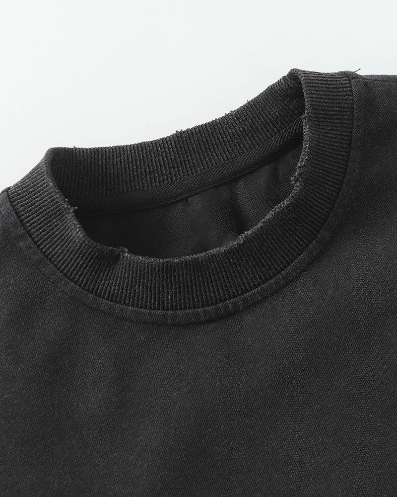 Inked Rebel Layered Tee – Street Art Meets Urban Warfare