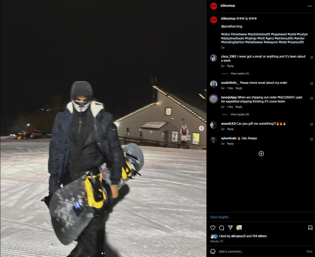 KIIKIO Classic Skull Mask Hoodie