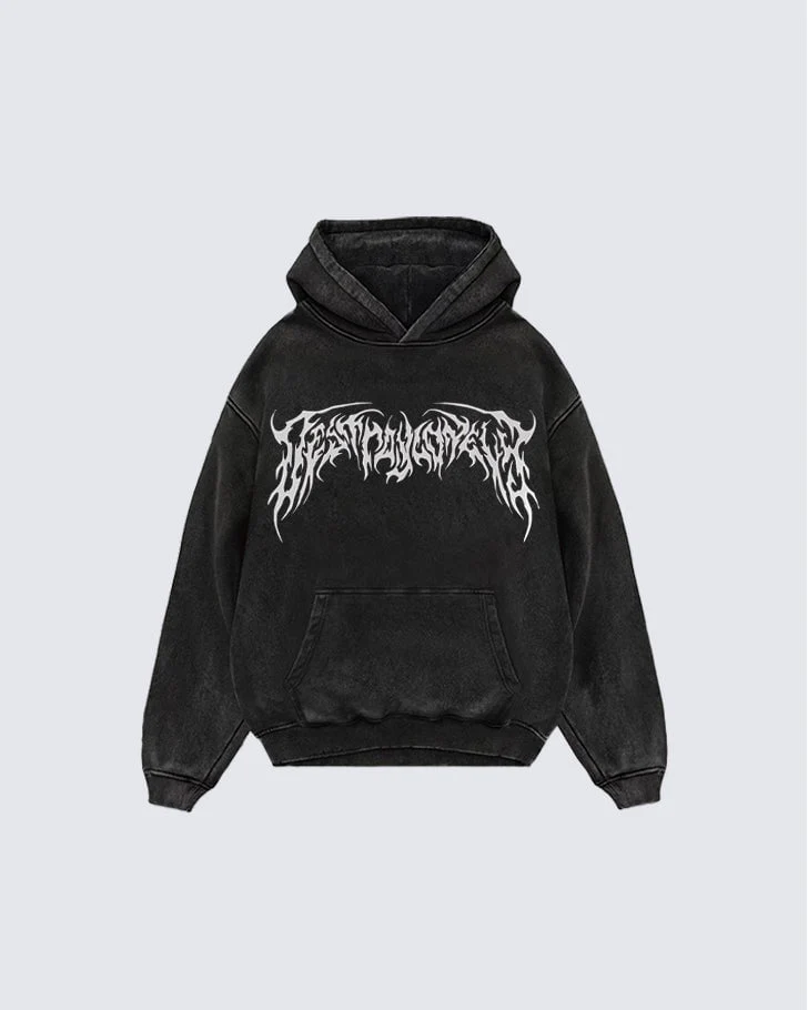 Tribal Flame Graphic Hoodie