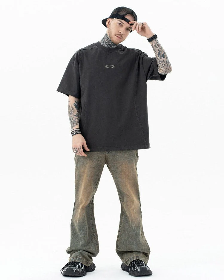 Deconstructed Patchwork Vintage Washed T-shirt