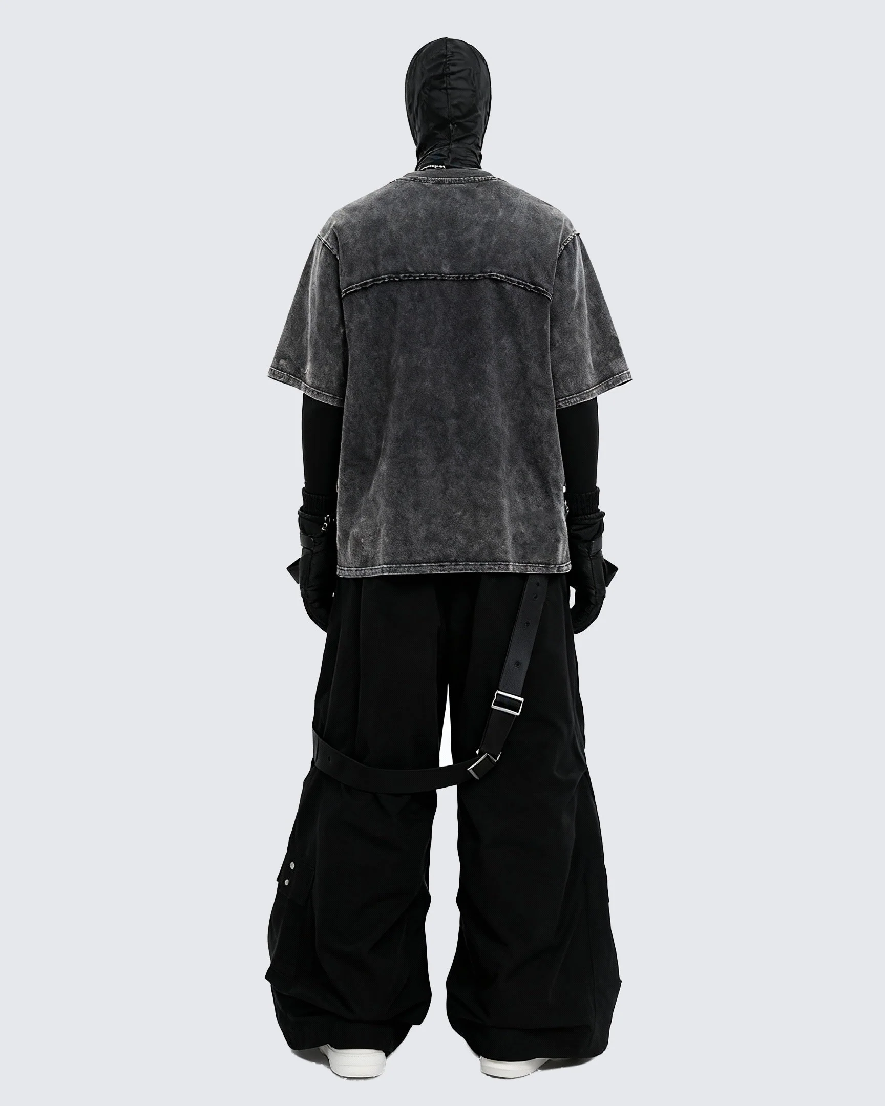 Split Raw Edge Short Sleeve T-Shirt