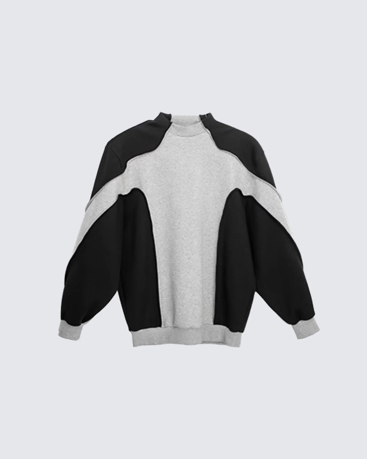Colorblock Deconstructed Sweatshirt