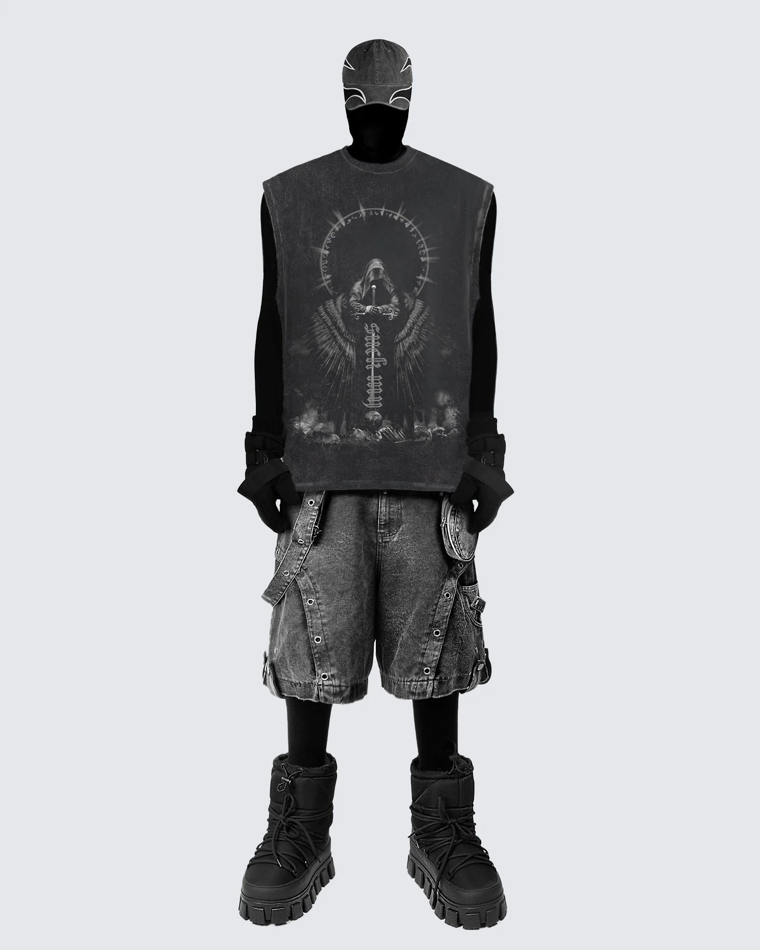 Vintage Faded Printed Tank Top