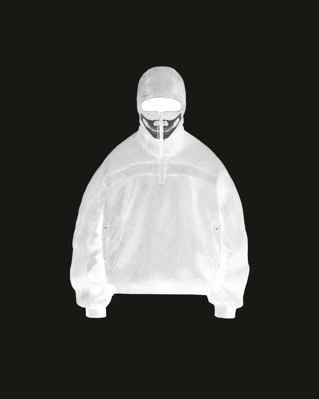 KIIKIO Classic Skull Mask Hoodie