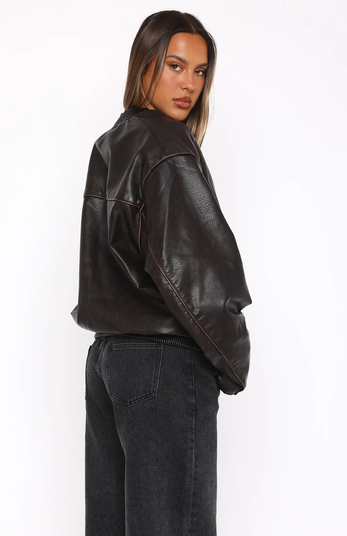 Satellite PU Jacket Chocolate