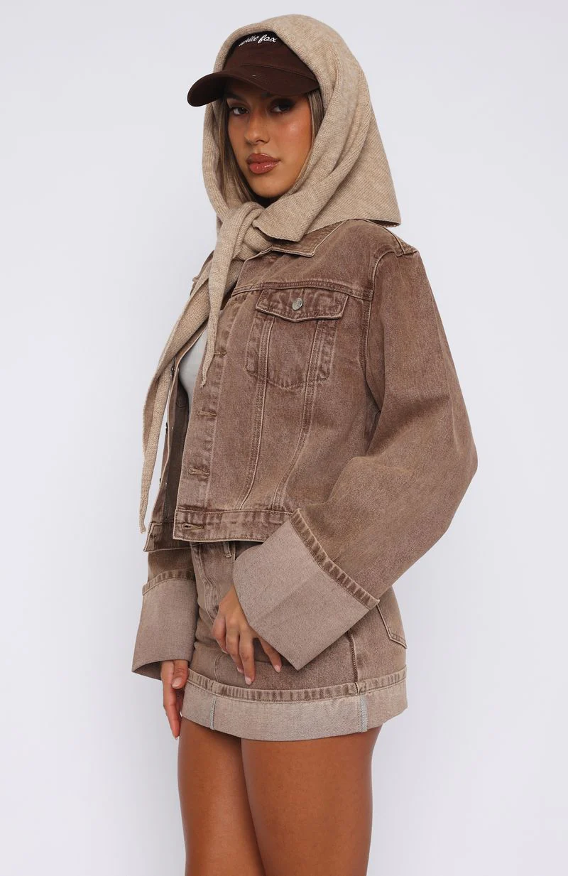 Audrey Triangle Scarf Oat