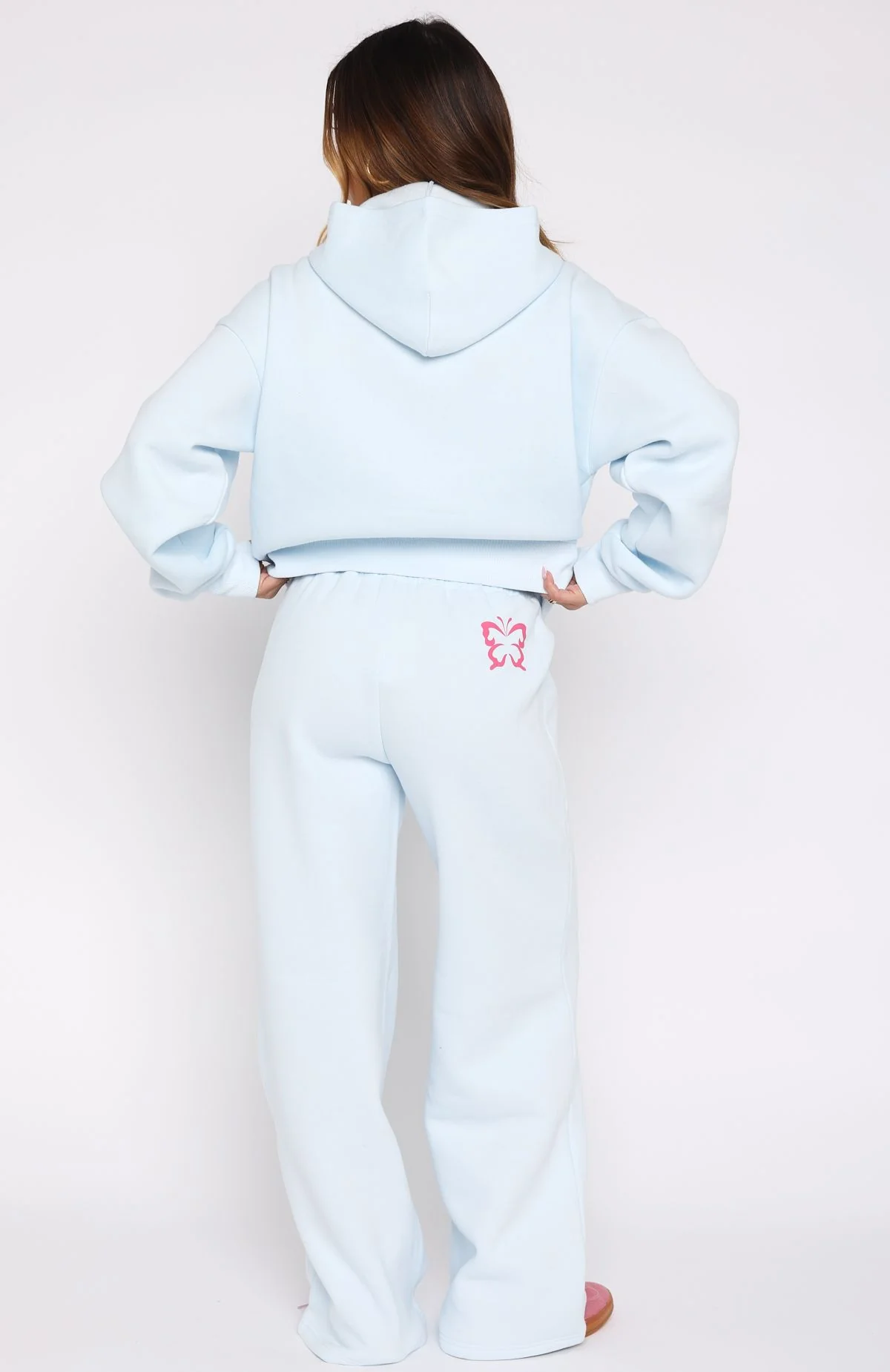 Lucky Thirteen Audrina Wide Leg Sweatpants Blue