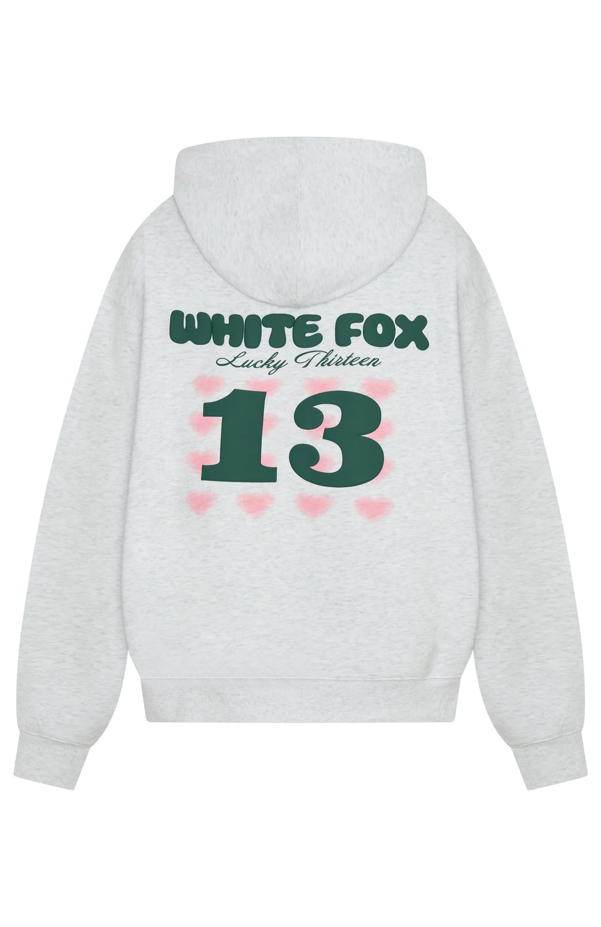 Lucky Thirteen Charise Zip Front Hoodie Grey Marle