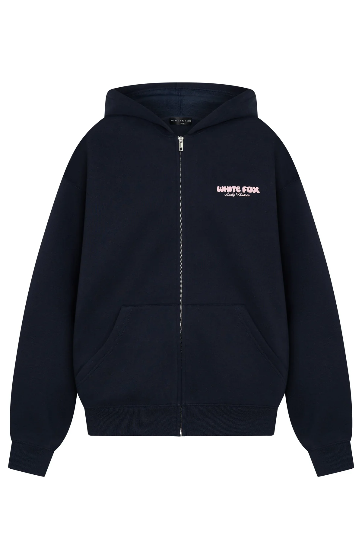 Lucky Thirteen Charise Zip Front Hoodie Navy