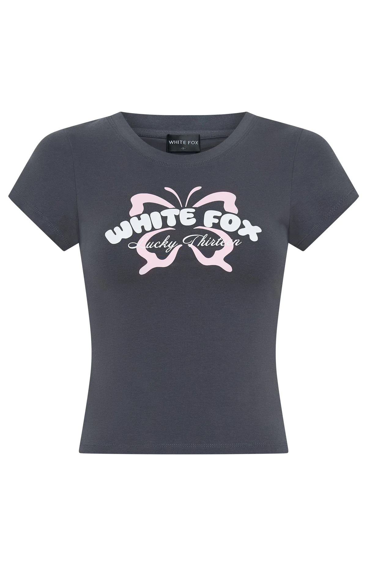 Lucky Thirteen Audrina Baby Tee Volcanic