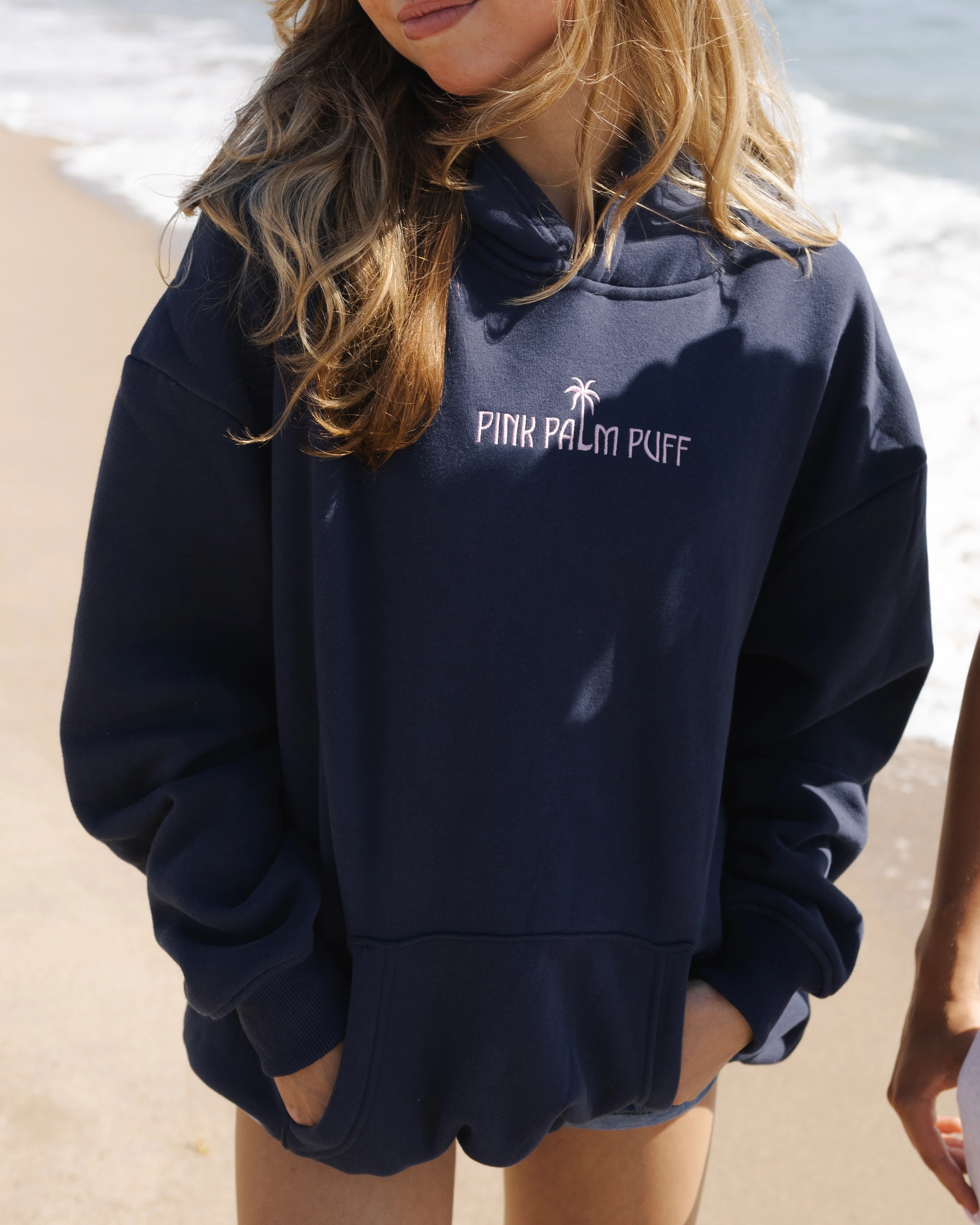 Classic Puff Hoodie in Navy