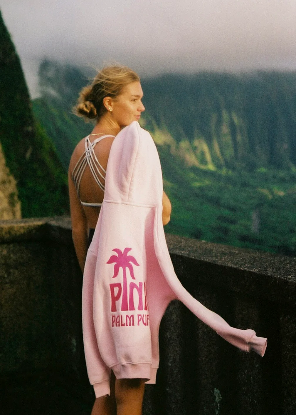 Classic Puff Hoodie in Blush