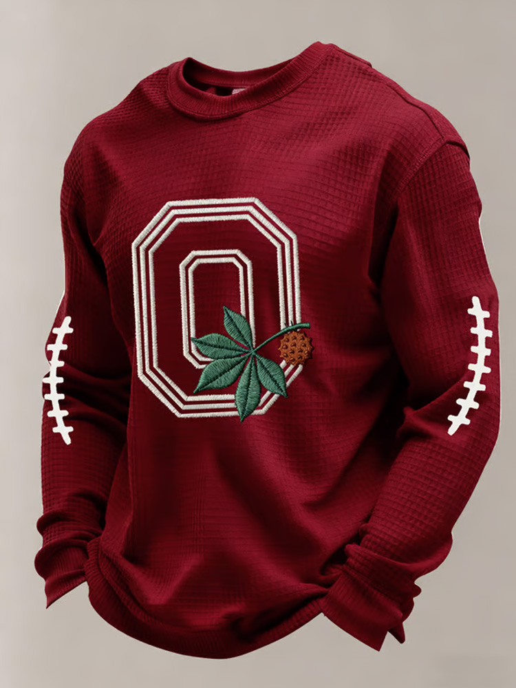 Men's Casual Rugby Print T-shirt  ACE