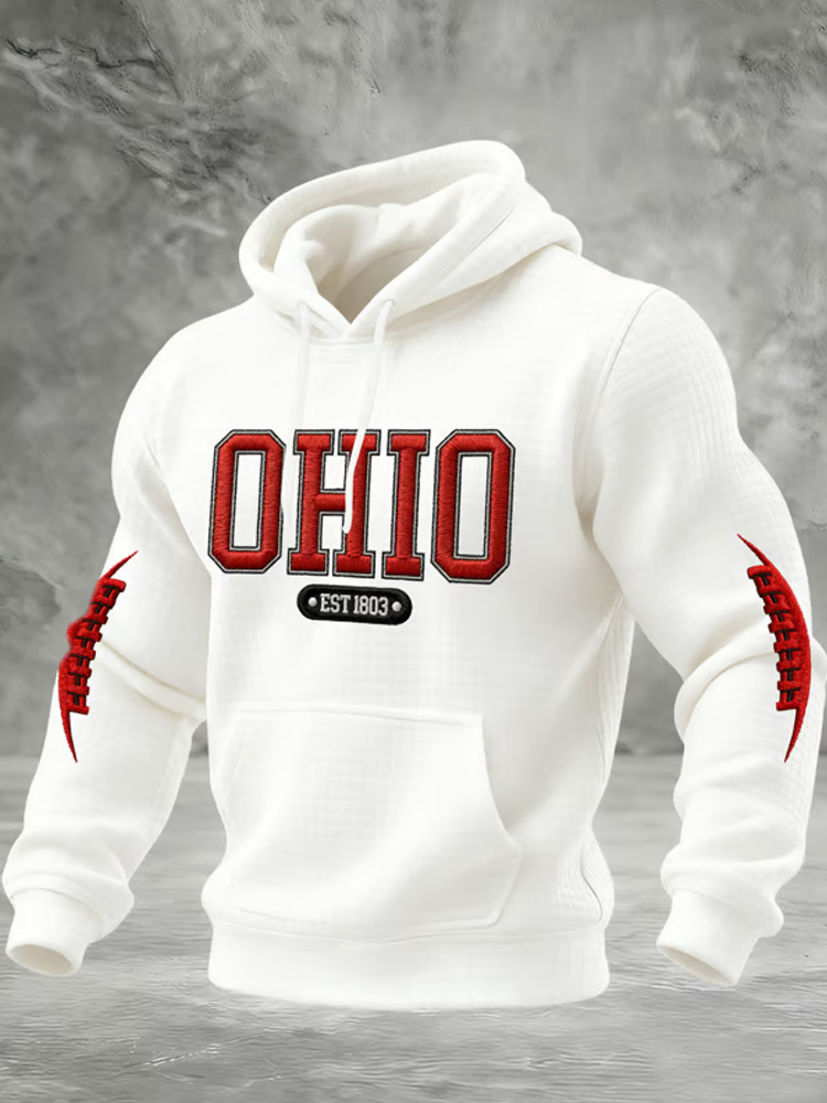 Men's Casual Rugby Print T-shirt  ACE