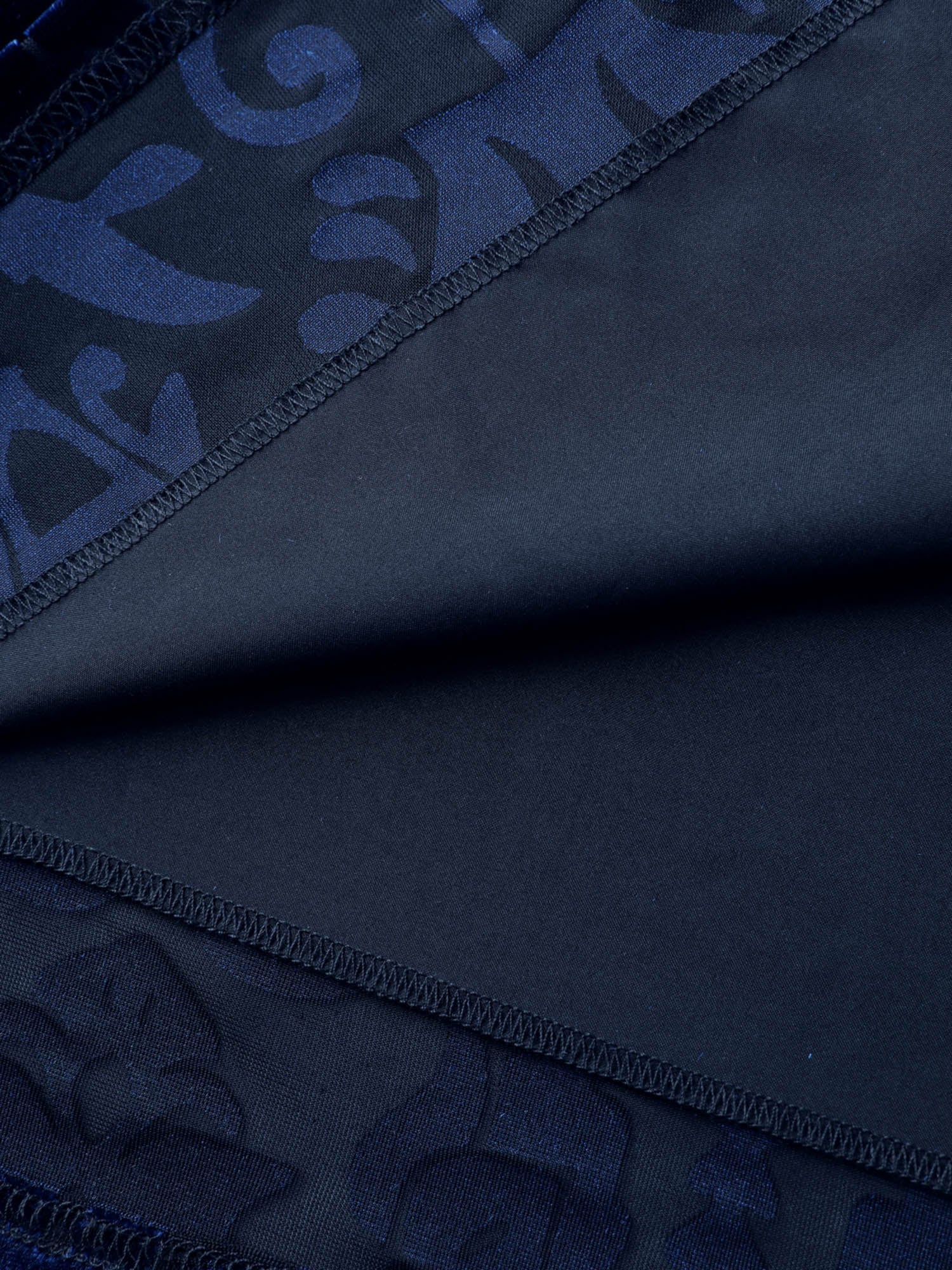 Flocked Semi-Stretch Button Blouse