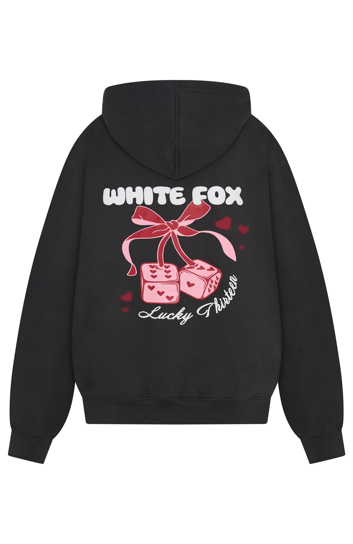 Lucky Thirteen Cheyenne Oversized Hoodie Charcoal