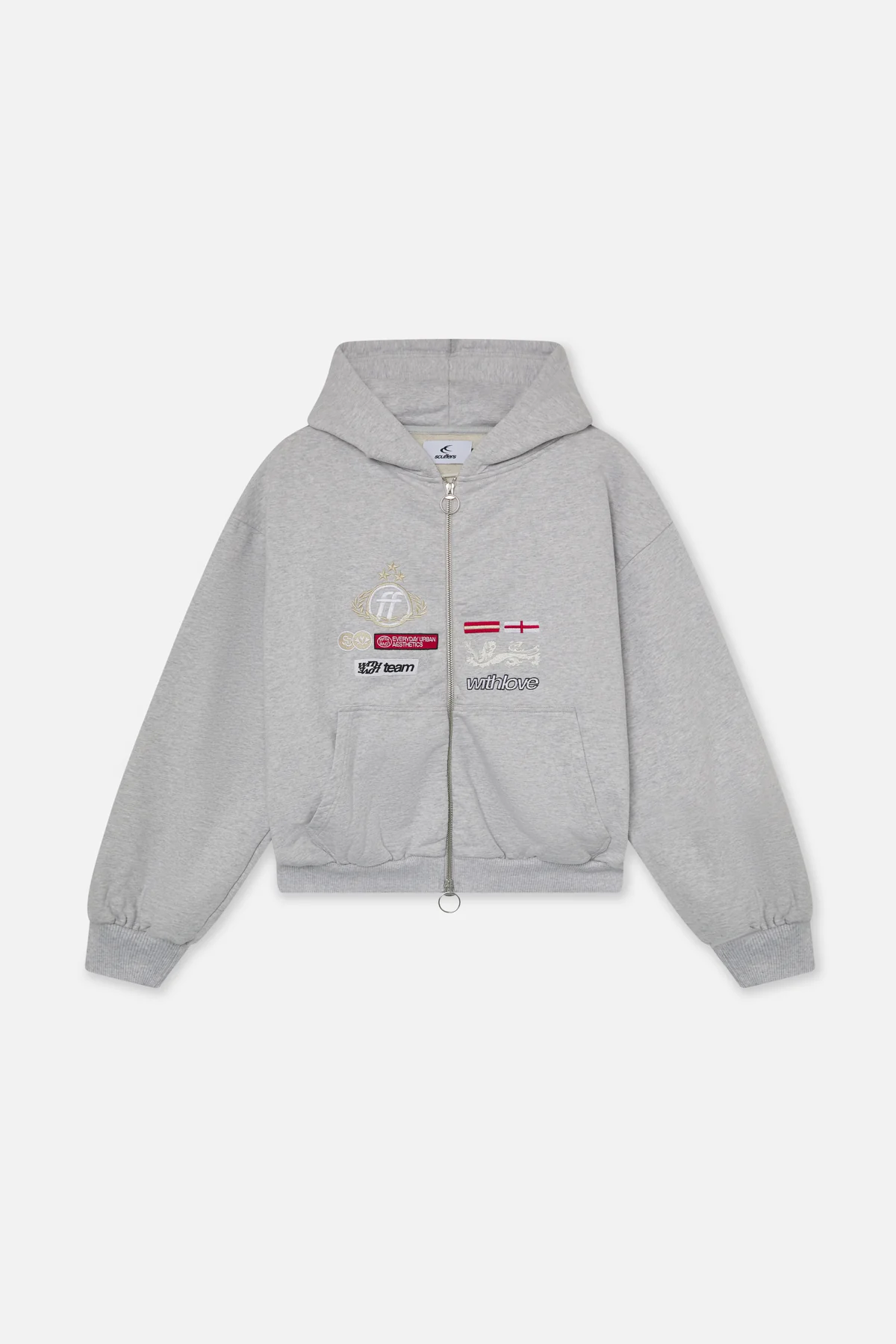 Mayor Light Grey Zipper