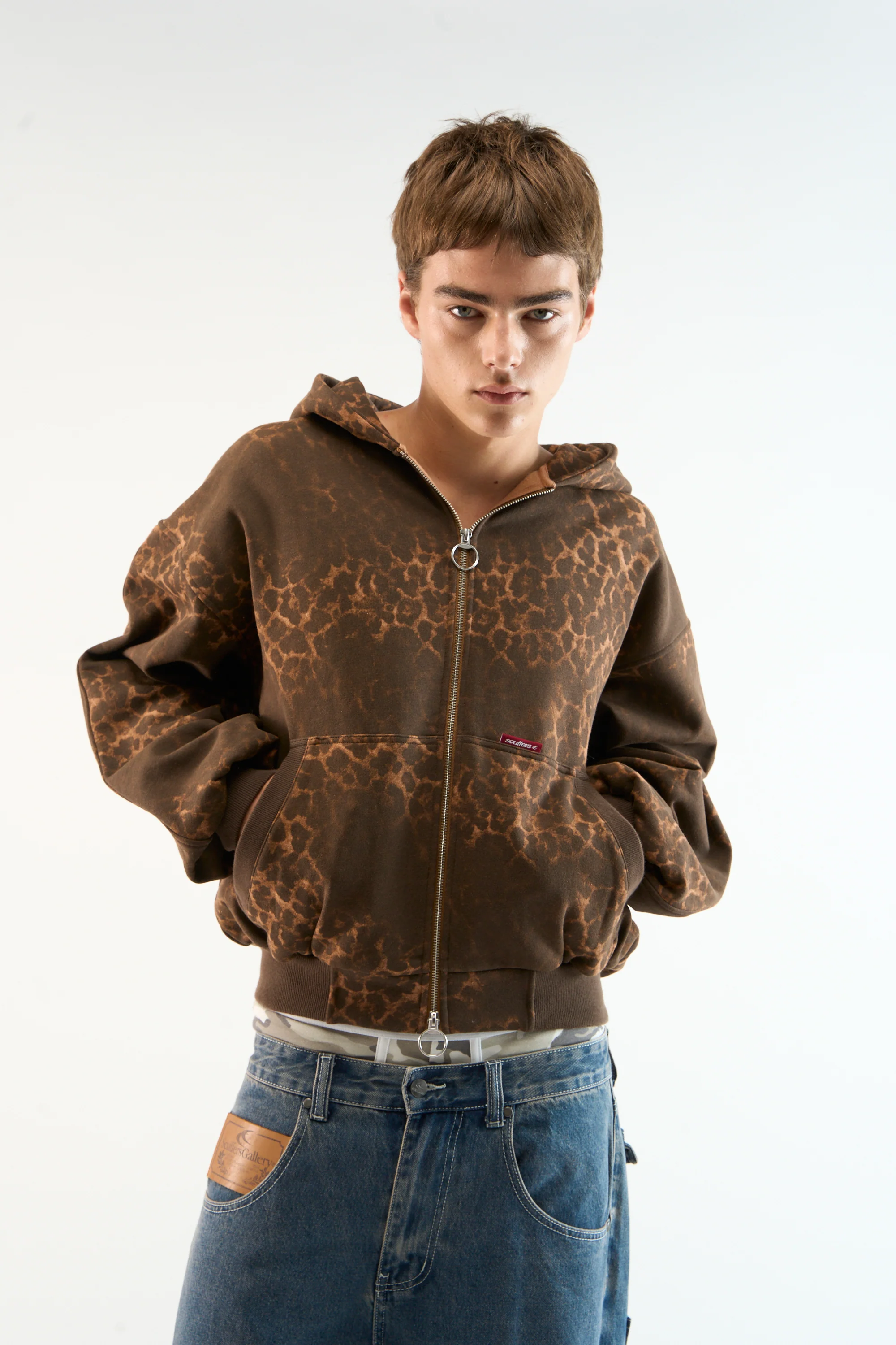Scff Leopard Zipper