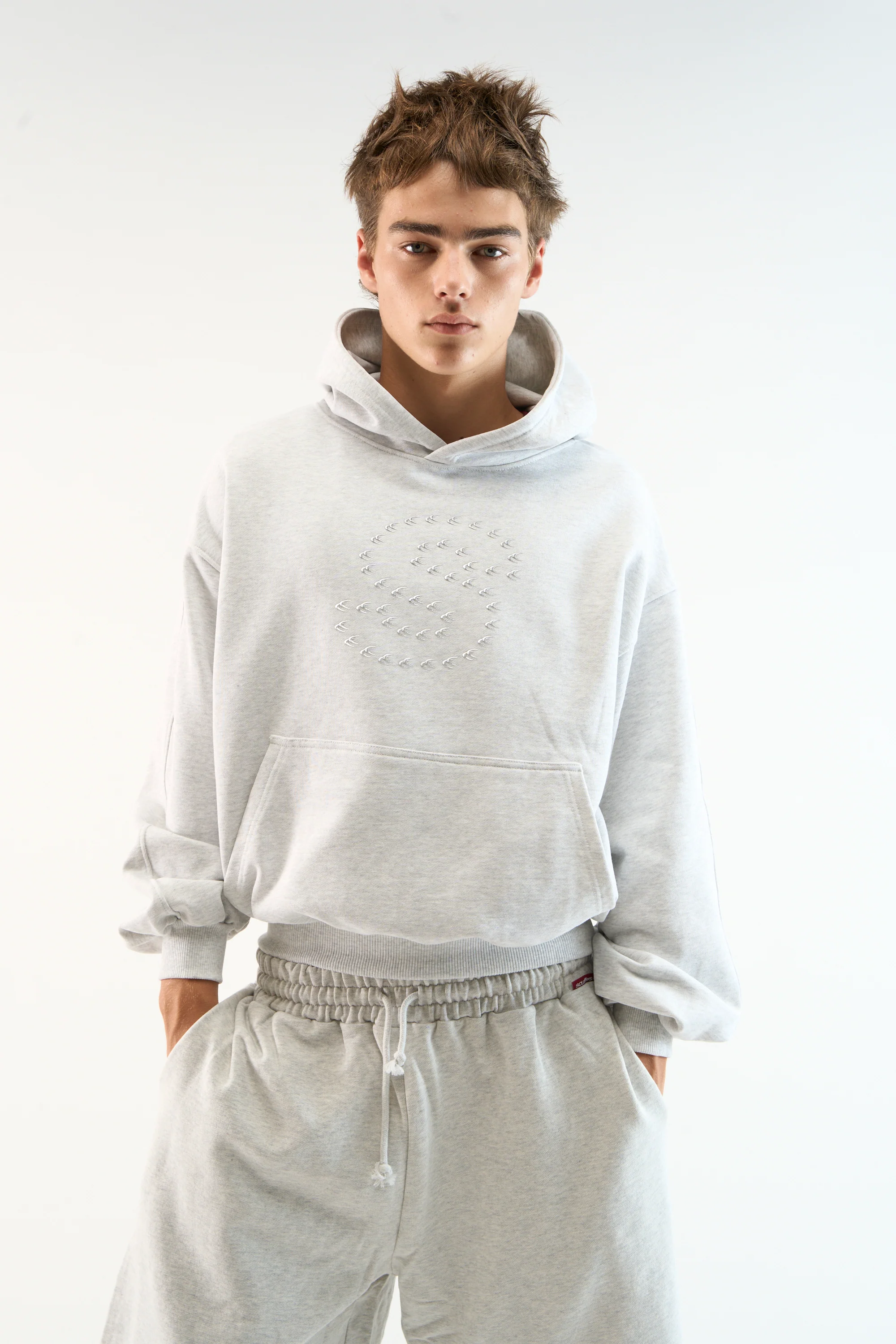 Bob Grey Melange Hoodie