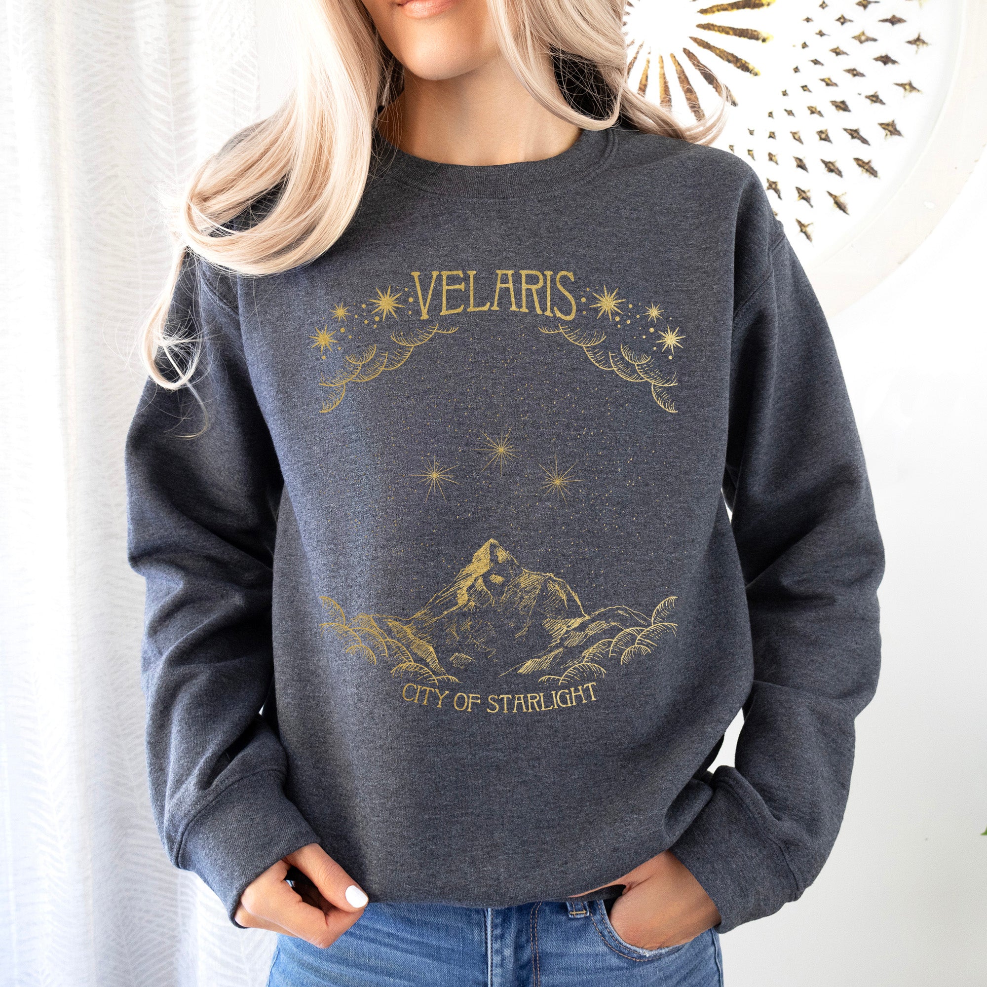 ACOTAR Velaris, City of Starlight Sweatshirt, A Court of Thorns and Roses