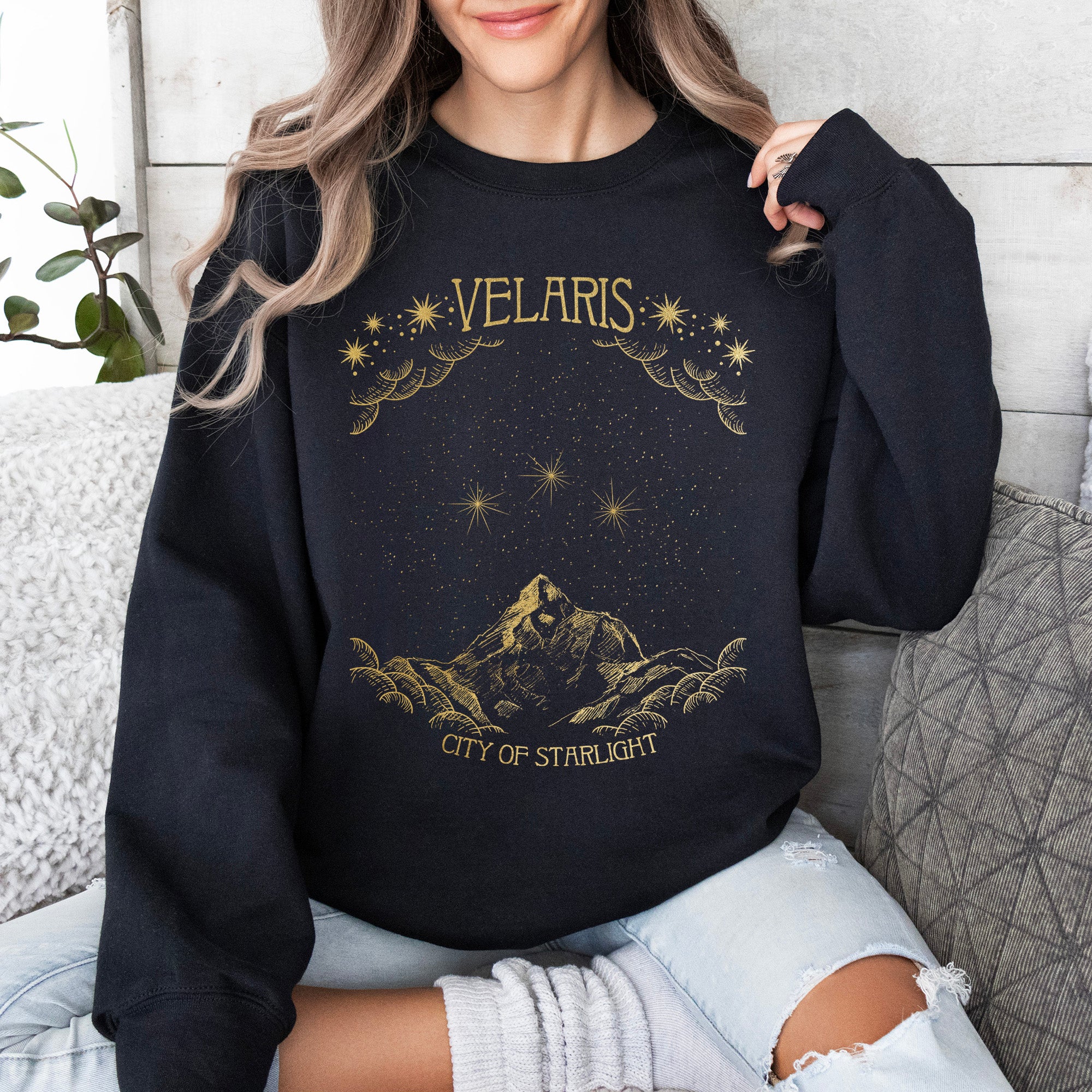 ACOTAR Velaris, City of Starlight Sweatshirt, A Court of Thorns and Roses