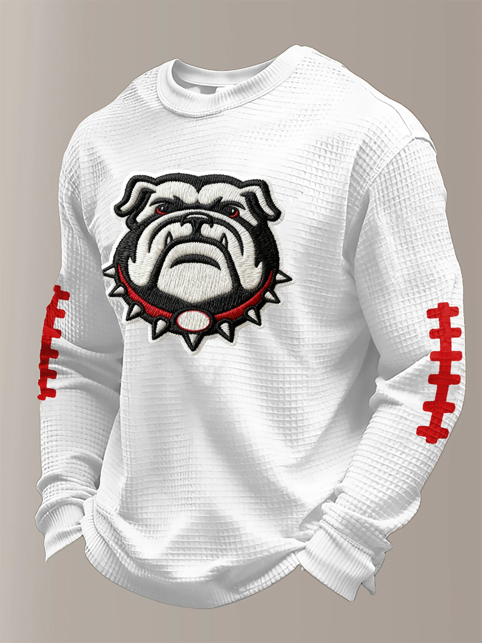 Men's Casual Printed Long-Sleeved Top